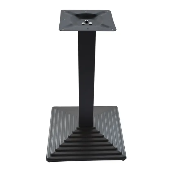 Wholesale Hot Selling Furniture Square Top Black Iron Dining Table Base