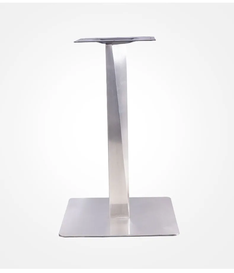 Heavy Duty Square Marble Glass Industrial Furniture Base Restaurant Table Base