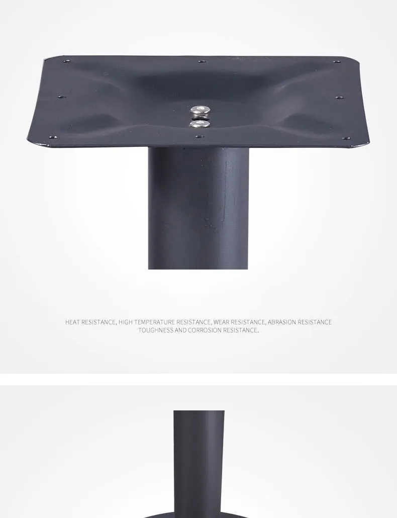 Round Marble Glass Furniture Restaurant Coffee Steel Tulip Crank Metal Table Base