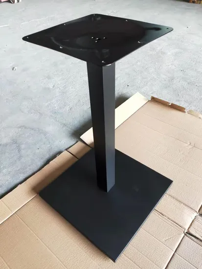 Cheap Furniture Iron Plate Covers Rubber Table Base Coffee Table