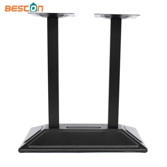Wholesale Ornamental Textured Bottom Well Manufactured Powder Coated Cast Iron Table Legs