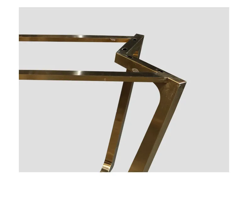 Dining Restaurant Desk Feet Industrial Coffee Metal Stainless Steel Dining Table Frame