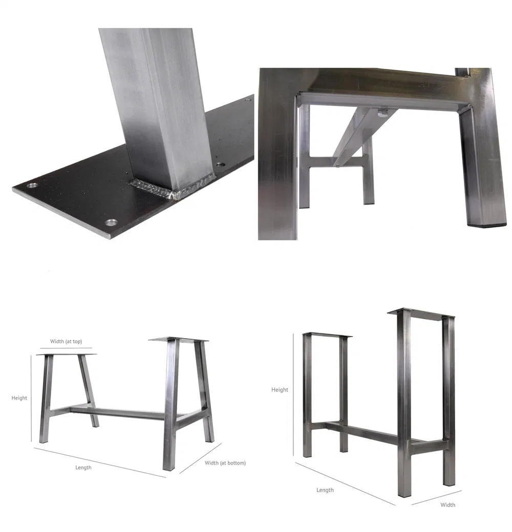 Factory Price Full Stainless Steel Restaurant Table Frame