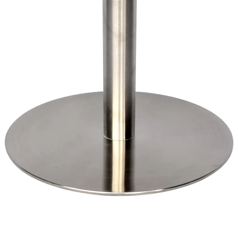 High Quality Silver Stainless Steel Stable Table Base for Restaurant