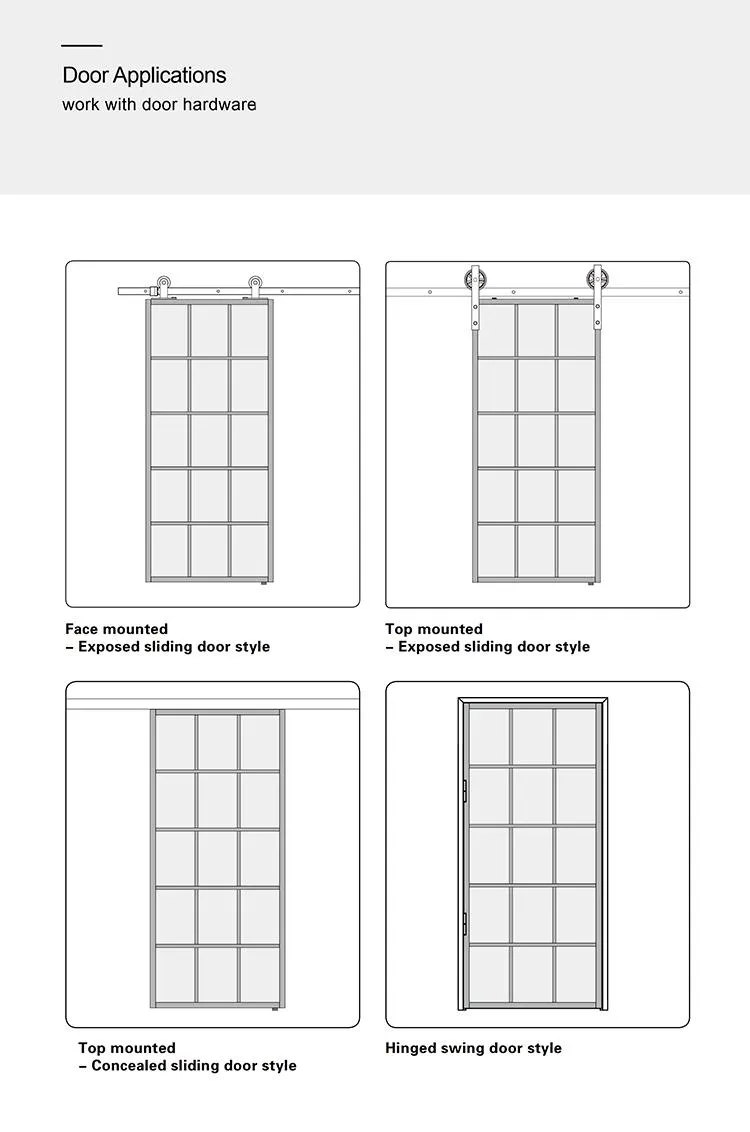 Interior Sliding Door with Steel Frame, Wholesale Sliding Door System