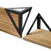 Floating Shelves Brackets Wall Mounted Rustic Wood Wall Storage Shelves Brackets