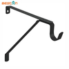 Extra Thick Rustic Black Iron Finish Hardware Multiple Sizes Shelving Brackets