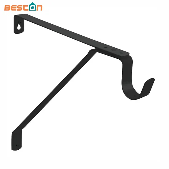 Extra Thick Rustic Black Iron Finish Hardware Multiple Sizes Shelving Brackets