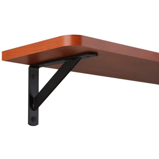 Shelf Bracket Powder Coated Iron Metal Floating Wall Shelf Bracket