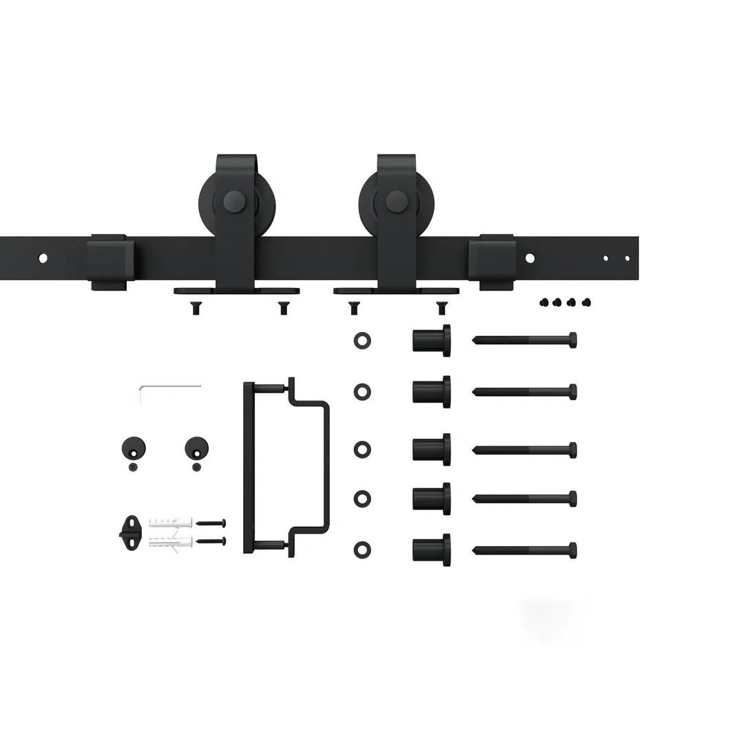 Interior Knocked-Down Sliding Steel Frame Glass Door Metal Sliding Door System