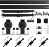 Mechanism Interior Mount Barn Door Hardware Kit Glass Sliding Barn Door