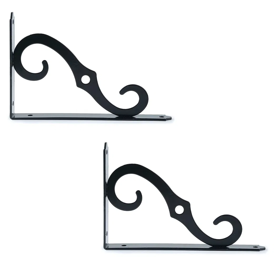 Cast Iron Triangular Angled Bracket Shelf