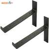 Shelf Brackets Black Iron Heavy Duty Farmhouse Wall Mounted Brackets