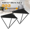 Metal Heavy Support Plank Wall Mounted Bench Table Folding Shelf Bracket