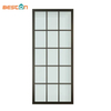 Interior 15-Lite Steel Frame Sliding Door, Wholesale French Style Sliding Door System