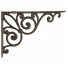 Wall Shelf Bracket Cast Iron OEM Customized Pattern Rustic Brown Triangle Bracket