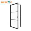 French Style Steel Frame Glass Swing Sliding Door