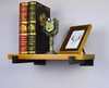 8 Inch Black Floating Shelf Brackets Retro Wall Mounted Square Shelf Supports