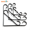 Metal Triangle Shelf Brackets Wall Fixed Load Bearing Shelf Support Brackets