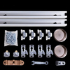Industry Bi-Fold Pocket Door Aluminum Barn Door Hardware Kit