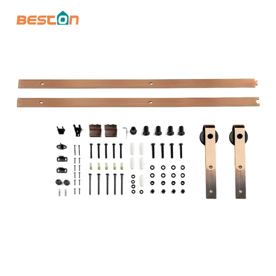 Customized Classic Carbon Steel Sliding Barn Door Hardware Kit