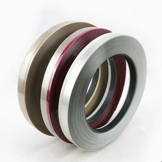Plastic Cabinet Edging PVC Edge Banding Tape Rubber Wood Grain Edge Strips