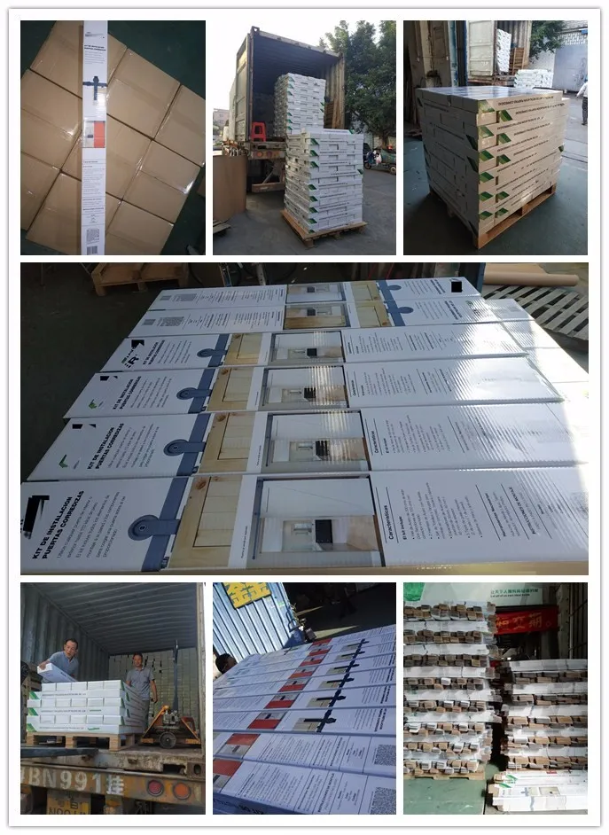 6.6FT Solid Hexagon Track Rotatable Decoration Spoke Wheel Sliding Barn Door Hardware