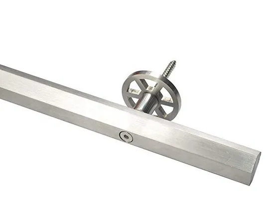 6.6FT Solid Hexagon Track Rotatable Decoration Spoke Wheel Sliding Barn Door Hardware