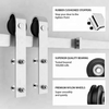 Stainless Steel 304 Wood Chrome Sliding Barn Door Hardware