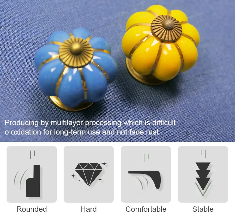 Drawer Wardrobe Cupboard Round Cabinet Ceramic Cabinet Knob