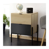 Two Colors Wood Dresser Modern Bedside Table Chest of Drawers