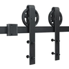 Big Wheel Sliding Barn Door Hardware Kit Rustic Hardware Barn Doors