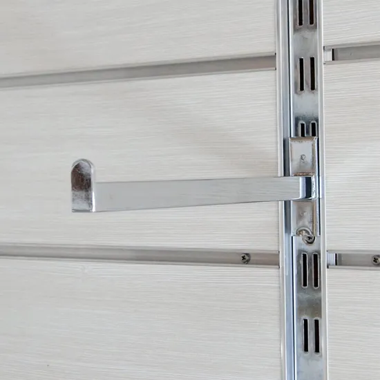 Metal Double Slotted C Channel Stores H Shape Chrome Plating AA Column