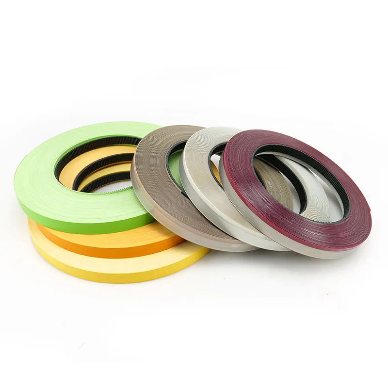 Furniture Fittings Edge Tape Decorative Flexible Plastic 3D Duotone PVC Edge Banding