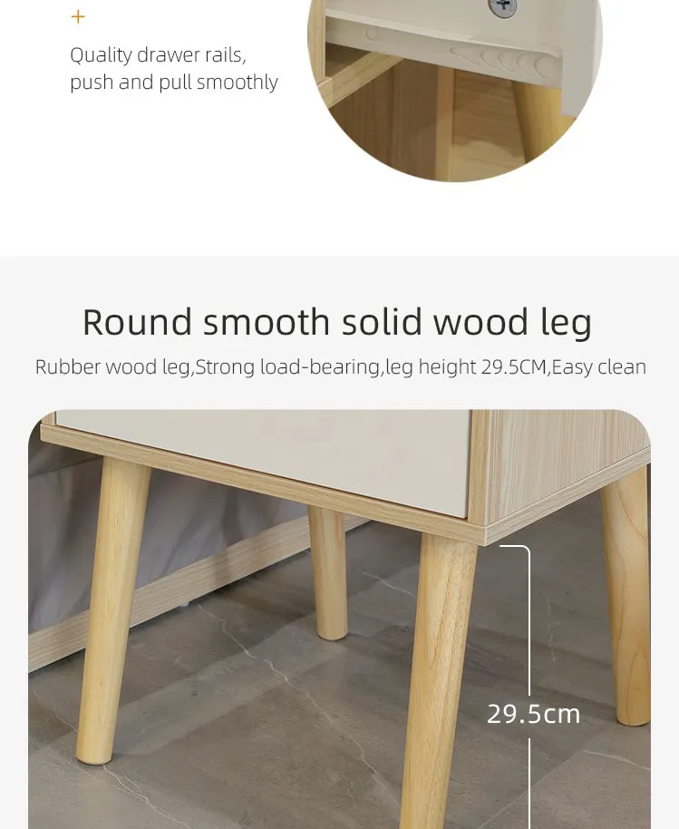 China Manufacturer Modern Bedroom Furniture Bedroom Cabinet Bedside Table