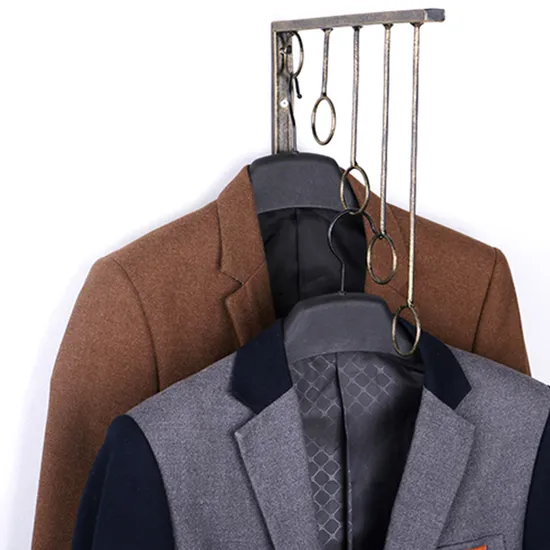 Heavy Duty Black Wall Hooks Store Display Wall Mounted Coat Rack