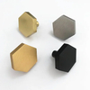 Solid Brass Hexagon Cabinet Knob Drawer Handle Pulls