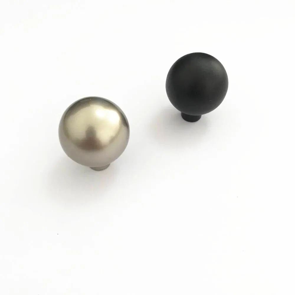 Lack Finishing Furniture Hardware Zinc Alloy Kitchen Cabinet Fancy Round Knob