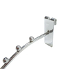 Chrome Finish Metal Wire Display Iron Waterfall Hooks for Clothes