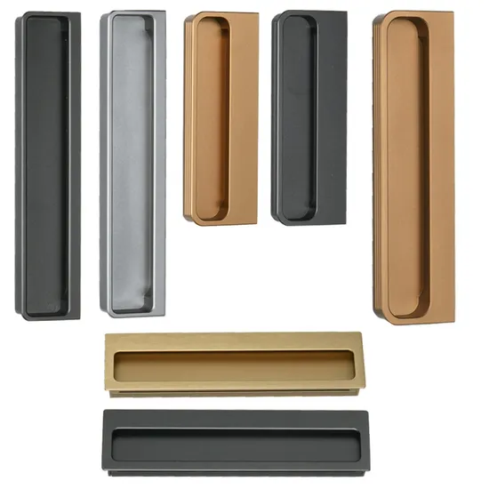 High Quality Wardrobe Build-in Handle Pull Knob for Door Furniture Accessories