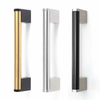 Stainless Steel Brushed Satin Gold Black Cabinet Drawer Door Pulls Furniture Handles