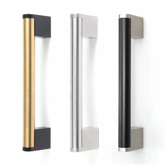 Stainless Steel Brushed Satin Gold Black Cabinet Drawer Door Pulls Furniture Handles