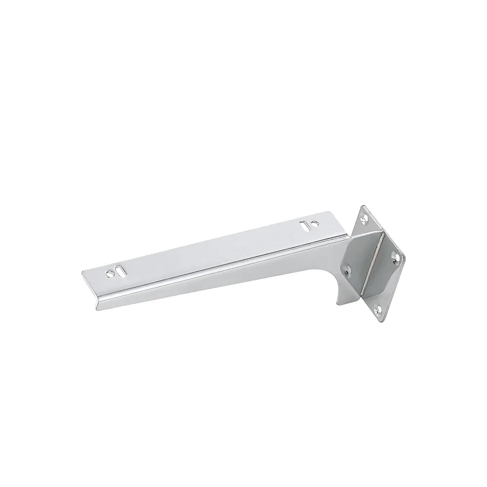 Wall Mount Chrome Glass Shelf Bracket Support Shelve