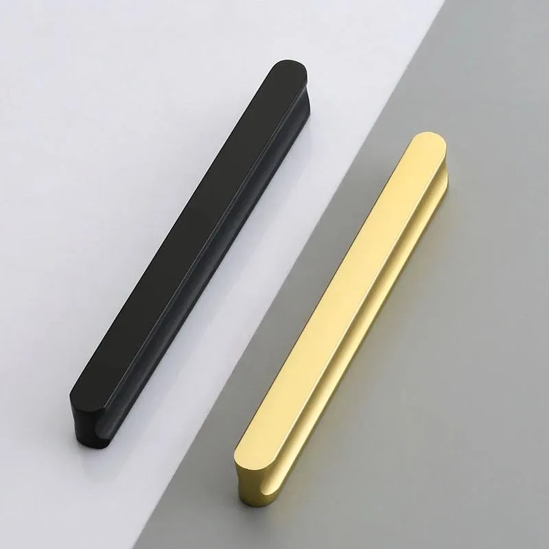Black Gold Kitchen Cabinet Drawer Handle Furniture Cabinet Handle Pull Knobs
