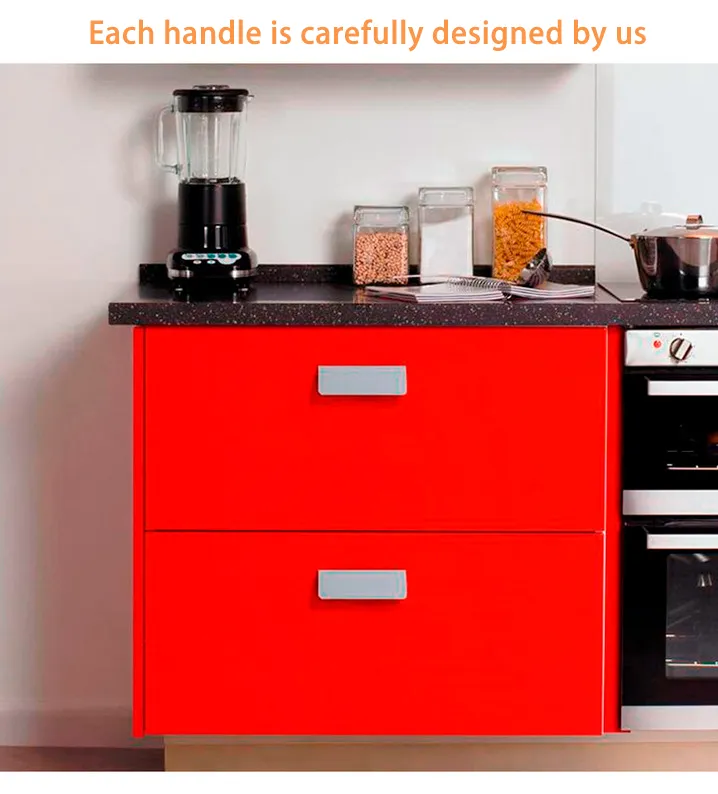 Aluminium Alloy Pulls Furniture Hardware Kitchen Cupboard Wardrobe Drawer Door Handles