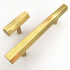 T Bar Brass Gold Furniture Handle Solid Aluminium Ss Cabinet Heaxgon Knob
