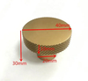Brass Gold Knurled Cabinet Drawer Round Knobs