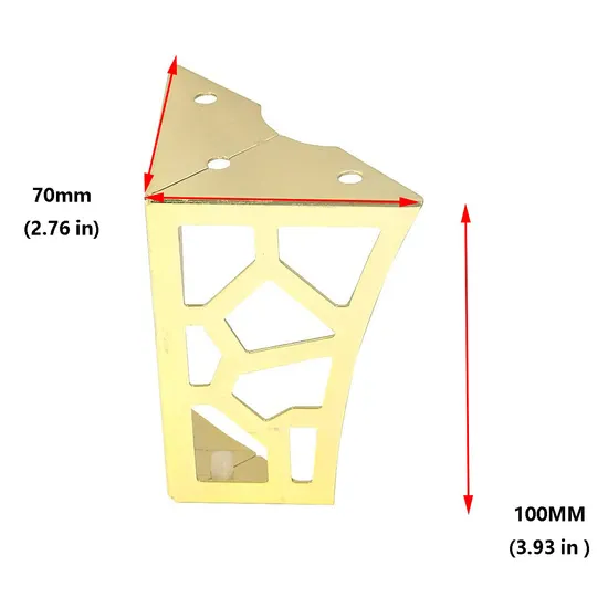 Modern Tapered Furniture Feet Support Metal Sofa Legs