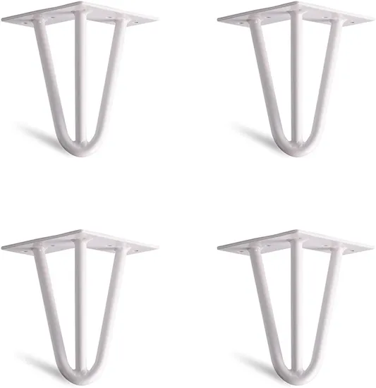 New Design Furniture Wholesale Metal Chrome Hairpin Table Legs