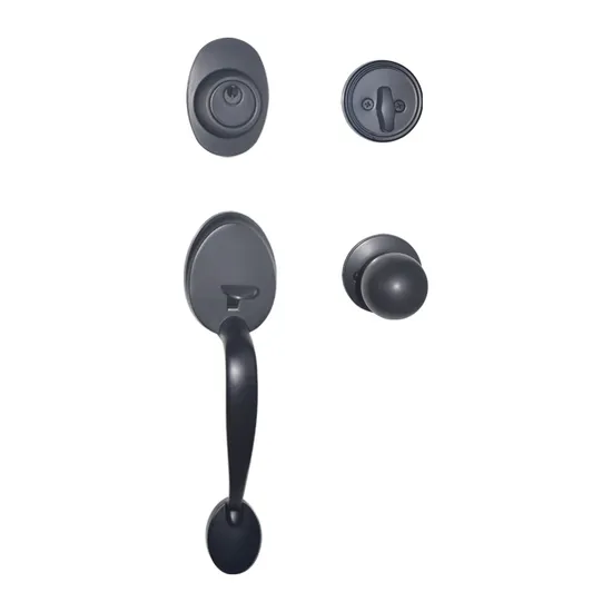 Main Entry Entrance Grip Handle Door Knob Lever Deadbolt Lock Set Lock